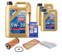 KAMOKA Controllo Set Liqui Moly LONGLIFE 3 5W-30 7L Per Mercedes A-Klasse