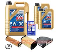 KAMOKA Controllo Set Liqui Moly LONGLIFE 3 5W-30 7L Per Mercedes C-Klasse
