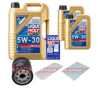 KAMOKA Controllo Set Liqui Moly LONGLIFE 3 5W-30 7L Per Toyota IQ 1.0