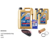 KAMOKA Controllo Set Liqui Moly LONGLIFE 3 5W-30 8L Per BMW 5 Serie 525d 535d