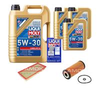 KAMOKA Controllo Set Liqui Moly LONGLIFE 3 5W-30 8L Per Mercedes A-Klasse