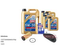 Kamoka Controllo Set Liqui Moly Longlife 3 5W-30 9L per BMW 5er Touring