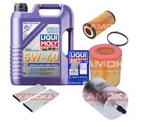 Kamoka Controllo Set Liqui Moly Scorrevolezza 5W-40 5L per Audi A6 2.0