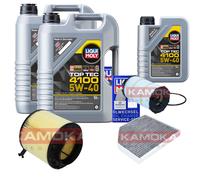 KAMOKA Controllo Set Liqui Moly Top Tec 4100 5W-40 11L Per Audi A5