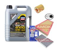 KAMOKA Controllo Set Liqui Moly Top Tec 4100 5W-40 5L Per BMW 5er
