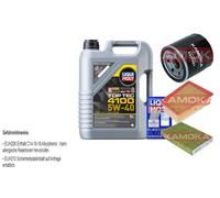 Kamoka Controllo Set Liqui Moly Top Tec 4100 5W-40 5L per Legno Renault Fluence