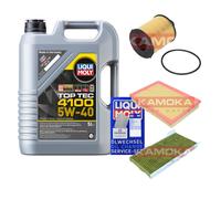 KAMOKA Controllo Set Liqui Moly Top Tec 4100 5W-40 5L Per Opel Corsa C Combo