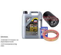 Kamoka Controllo Set Liqui Moly Top Tec 4100 5W-40 5L per VW Golf (III