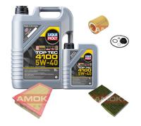 KAMOKA Controllo Set Liqui Moly Top Tec 4100 5W-40 6L Per BMW 5er