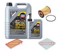 KAMOKA Controllo Set Liqui Moly Top Tec 4100 5W-40 6L Per Fiat 500