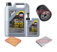 Kamoka Controllo Set Liqui Moly Top Tec 4100 5W-40 6L per Filtro Opel Astra