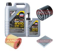 Kamoka Controllo Set Liqui Moly Top Tec 4100 5W-40 6L per Opel Astra di K