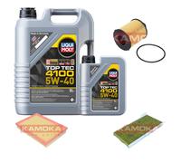 Kamoka Controllo Set Liqui Moly Top Tec 4100 5W-40 6L per Opel Corsa (C