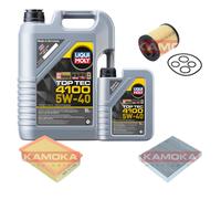 KAMOKA Controllo set Liqui Moly Top Tec 4100 5W-40 6L per Opel Moka/Mokka X