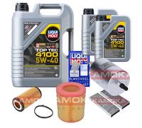 Kamoka Controllo Set Liqui Moly Top Tec 4100 5W-40 7L per Audi A6