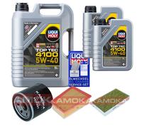 Kamoka Controllo Set Liqui Moly Top Tec 4100 5W-40 7L per Legno Renault Fluence