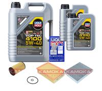 Kamoka Controllo Set Liqui Moly Top Tec 4100 5W-40 7L per Opel Mokka / Gatti X