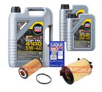KAMOKA Controllo Set Liqui Moly Top Tec 4100 5W-40 7L Per VW EOS Golf V Audi