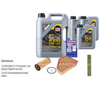 Kamoka Controllo Set Liqui Moly Top Tec 4100 5W-40 8L per BMW X1 3er Tour