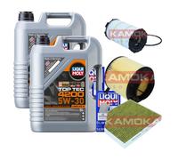 KAMOKA Controllo Set Liqui Moly Top Tec 4200 5W-30 10L Per Audi A5 S5 Quattro