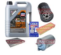 Kamoka Controllo Set Liqui Moly Top Tec 4200 5W-30 5L per LED VW Polo