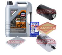 Kamoka Controllo Set Liqui Moly Top Tec 4200 5W-30 5L per Seat Altea Exeo Pezzi