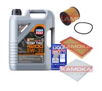 KAMOKA Controllo Set Liqui Moly Top Tec 4200 5W-30 5L Per VW Polo 1.4 FSI
