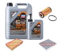 KAMOKA Controllo Set Liqui Moly Top Tec 4200 5W-30 6L Per Audi A3 Sportback