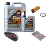 KAMOKA Controllo Set Liqui Moly Top Tec 4200 5W-30 6L Per BMW 5 Serie 520d 518d