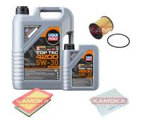 KAMOKA Controllo Set Liqui Moly Top Tec 4200 5W-30 6L Per Fiat 500L 1.6 D