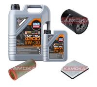 KAMOKA Controllo Set Liqui Moly Top Tec 4200 5W-30 6L Per Fiat Doblo 1.6 16V
