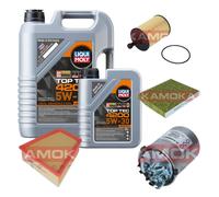 Kamoka Controllo Set Liqui Moly Top Tec 4200 5W-30 6L per LED VW Polo 1.9