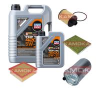 KAMOKA Controllo Set Liqui Moly Top Tec 4200 5W-30 6L Per Opel Corsa D 1.3