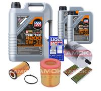 KAMOKA Controllo Set Liqui Moly Top Tec 4200 5W-30 7L Per Audi A6 2.0 TFSI
