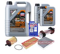 KAMOKA Controllo Set Liqui Moly Top Tec 4200 5W-30 7L Per Audi Q5 2.0 TDI