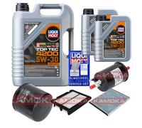 KAMOKA Controllo Set Liqui Moly Top Tec 4200 5W-30 7L Per Chevrolet Aveo