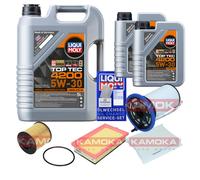 KAMOKA Controllo Set Liqui Moly Top Tec 4200 5W-30 7L Per Fiat 500L 1.6 D