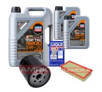 KAMOKA Controllo Set Liqui Moly Top Tec 4200 5W-30 7L Per Peugeot 807 2.2