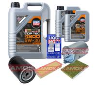 Kamoka Controllo Set Liqui Moly Top Tec 4200 5W-30 7L per VW Caddy II Cassette