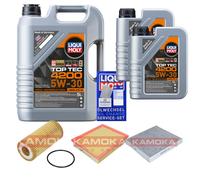 Kamoka Controllo Set Liqui Moly Top Tec 4200 5W-30 7L per VW Polo 1.8