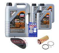 KAMOKA Controllo Set Liqui Moly Top Tec 4200 5W-30 8L Per BMW 5 Serie 525D 535D