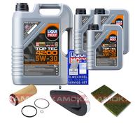 KAMOKA Controllo Set Liqui Moly Top Tec 4200 5W-30 8L Per BMW 5 Serie 525D 535D