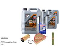 Kamoka Controllo Set Liqui Moly Top Tec 4200 5W-30 8L per BMW X1 di Xdrive18d