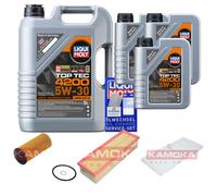 KAMOKA Controllo Set Liqui Moly Top Tec 4200 5W-30 8L Per BMW X3 xDrive20d