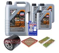 Kamoka Controllo Set Liqui Moly Top Tec 4200 5W-30 8L per di Nissan Front