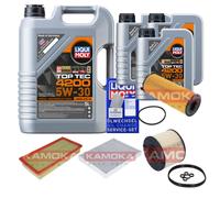 KAMOKA Controllo Set Liqui Moly Top Tec 4200 5W-30 8L Per VW Touareg 3.0 V6