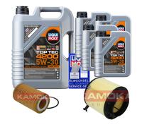 KAMOKA Controllo Set Liqui Moly Top Tec 4200 5W-30 9L Per Audi A5 Cabriolet