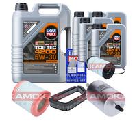 KAMOKA Controllo Set Liqui Moly Top Tec 4200 5W-30 9L Per Audi A8 4.2 FSI