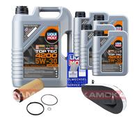 KAMOKA Controllo Set Liqui Moly Top Tec 4200 5W-30 9L Per BMW 5 Serie 525d 535d