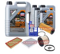 Kamoka Controllo Set Liqui Moly Top Tec 4200 5W-30 9L per Il VW Touareg 3.0